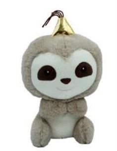 Opakowanie Leniwiec Olo szary 23cm