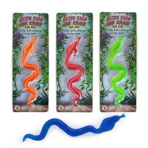 Opakowanie Lepki wąż 30cm 1szt mix kolorów