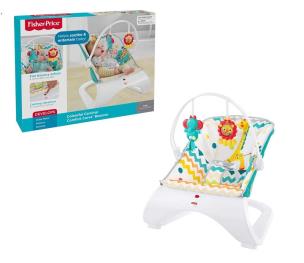 Leżaczek bujak z wibracją. Wydawca: Fisher- Price. Multiszop.pl Opakowanie Leżaczek bujak z wibracją