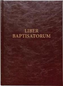Liber baptistatorum. Autor:   Praca zbiorowa. Multiszop.pl Okładka książki Liber baptistatorum