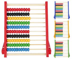 Opakowanie Liczydło drewniane z podstawką 1szt.mix