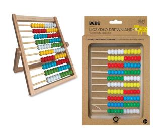 Opakowanie Liczydło drewniane z podstawką BB Kids