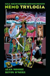 Liga Niezwykłych Dżentelmenów. Nemo. Trylogia. Autor: Alan Moore, Kevin O'Neill, Paulina Braiter. Multiszop.pl Okładka książki Liga Niezwykłych Dżentelmenów. Nemo. Trylogia