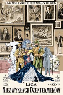 Liga Niezwykłych Dżentelmenów T.1. Autor: Alan Moore, Kevin O'Neill, Paulina Braiter. Multiszop.pl Okładka książki Liga Niezwykłych Dżentelmenów T.1
