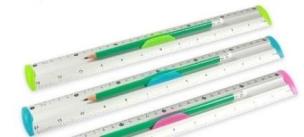 Opakowanie Linijka aluminiowa 30cm 971330