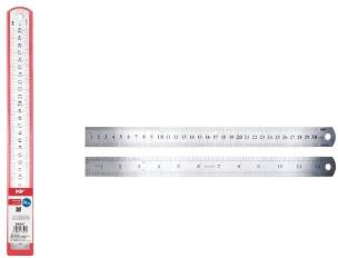 Opakowanie Linijka ze stali nierdzewnej 30cm