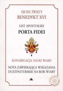 Okładka książki List apostolski Porta Fidei