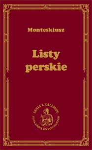 Listy perskie. Autor: Monteskiusz. Multiszop.pl Okładka książki Listy perskie