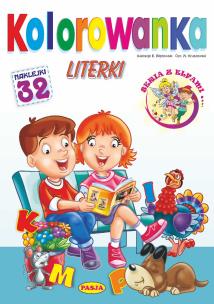 Okładka książki Literki. Kolorowanka