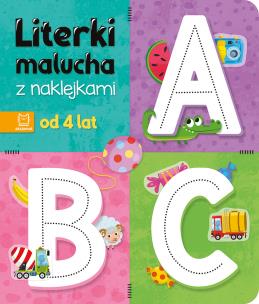Literki malucha z naklejkami. Od 4 lat. Autor: Bator Agnieszka. Multiszop.pl Okładka książki Literki malucha z naklejkami. Od 4 lat