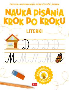 Literki. Nauka pisania krok po kroku. Autor: Opracowanie zbiorowe. Multiszop.pl Okładka książki Literki. Nauka pisania krok po kroku