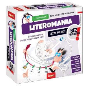 Literomania z Profesorkiem JAWA. Wydawca: Jawa. Multiszop.pl Opakowanie Literomania z Profesorkiem JAWA