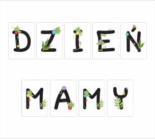 Opakowanie Litery dekoracyjne A4 - Dzień Mamy 9el