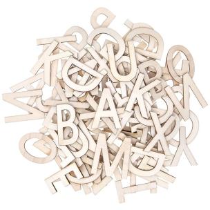 Litery drewniane 100szt. Wydawca: Dalprint. Multiszop.pl Opakowanie Litery drewniane 100szt