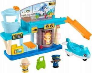 Little People Port lotniczy. Wydawca: Fisher- Price. Multiszop.pl Opakowanie Little People Port lotniczy
