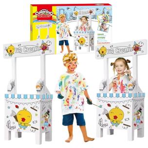 Opakowanie Lodziarnia kartonowa do malowania