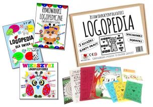 Okładka książki Logopedia. Zestaw edukacyjny dla dzieci