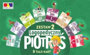 Logopedyczny Piotruś. Zestaw 2. Wydawca: KOMLOGO. Multiszop.pl Opakowanie Logopedyczny Piotruś. Zestaw 2