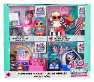 Opakowanie LOL Surprise Furniture Playset with Doll S2 (8szt)
