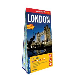 Okładka książki Londyn (London) laminowany plan miasta 1:17 500