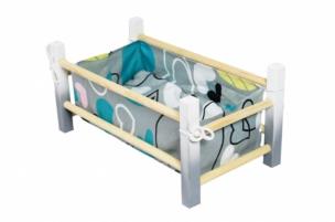 Łóżeczko dla lalek. Wydawca: Bączek. Multiszop.pl Opakowanie Łóżeczko dla lalek