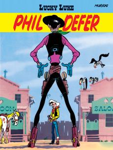 Lucky Luke. Phil Defer. Autor: Morris, Maria Mosiewicz. Multiszop.pl Okładka książki Lucky Luke. Phil Defer