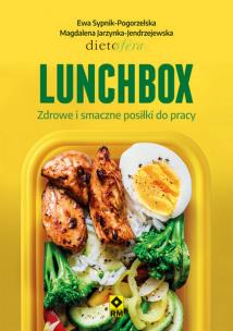 Lunchbox Zdrowe i smaczne posiłki do pracy. Autor: Ewa Sypnik-Pogorzelska, Magdalena Jarzynka-Jendrzejewska. Multiszop.pl Okładka książki Lunchbox Zdrowe i smaczne posiłki do pracy