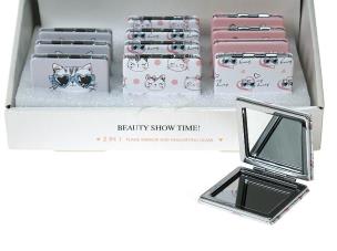 Opakowanie Lusterko dwustronne koty (12szt)