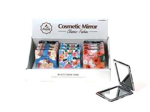 Opakowanie Lusterko dwustronne kwiaty (12szt)