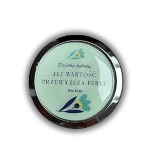 Opakowanie Lusterko kieszonkowe okrągłe - Dzielna kobieta