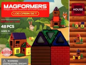 Magformers Log Cabin Set. Wydawca: MAGFORMERS. Multiszop.pl Opakowanie Magformers Log Cabin Set