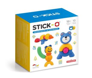 Magformers Stick-O Zestaw z niedźwiedziem 10el. Wydawca: MAGFORMERS. Multiszop.pl Opakowanie Magformers Stick-O Zestaw z niedźwiedziem 10el