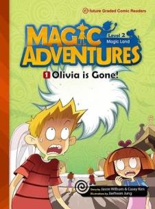Okładka książki Magic Adventures Level 2 cz.1 Olivia is Gone + CD
