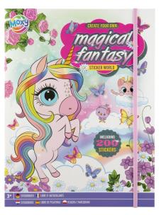 Opakowanie Magical Fantasy Naklejka World Book + 200 naklejek