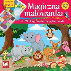 Magiczna malowanka. Autor:   Praca zbiorowa. Multiszop.pl Okładka książki Magiczna malowanka