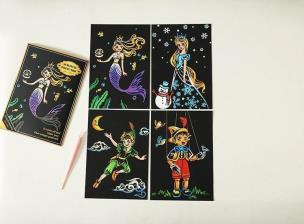 Opakowanie Magiczna Zdrapka - 4w1 Bajki 20x14cm