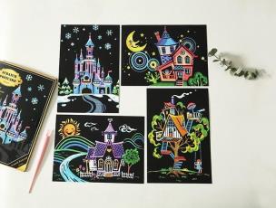 Opakowanie Magiczna Zdrapka - 4w1 Budynki 20x14cm