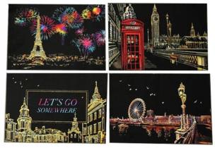 Opakowanie Magiczna Zdrapka Europa 4szt. 20x14cm