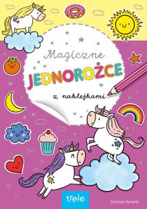 Okładka książki Magiczne jednorożce z naklejkami