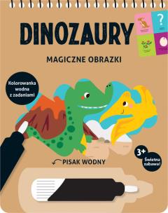 Okładka książki Magiczne obrazki. Dinozaury