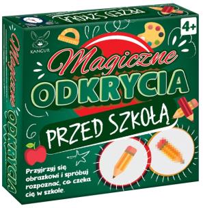 Magiczne odkrycia przed szkołą. Wydawca: Kangur. Multiszop.pl Opakowanie Magiczne odkrycia przed szkołą