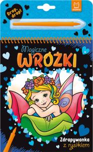 Okładka książki Magiczne wróżki. Zdrapywanka z rysikiem