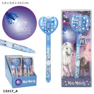 Opakowanie Magiczny długopis Miss Melody z latarką LED 12217A