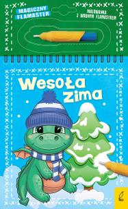 Okładka książki Magiczny flamaster Wesoła zima