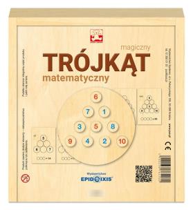 Magiczny trójkąt matematyczny w drewnianym pudełku. Wydawca: EPIDEIXIS. Multiszop.pl Opakowanie Magiczny trójkąt matematyczny w drewnianym pudełku