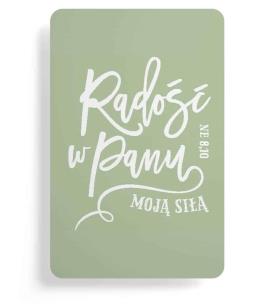Opakowanie Magnes na lodówkę - Radość w Panu moją siłą