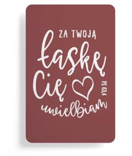 Opakowanie Magnes na lodówkę - Za twoją łaskę Cię uwielbiam