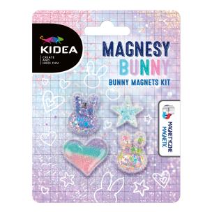 Magnesy Bunny KIDEA. Wydawca: Derform. Multiszop.pl Opakowanie Magnesy Bunny KIDEA