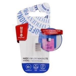 Opakowanie Magnesy do tablic neodymowe 4szt Memobe