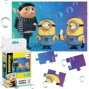 Opakowanie Magnetyczne puzzle Minionki